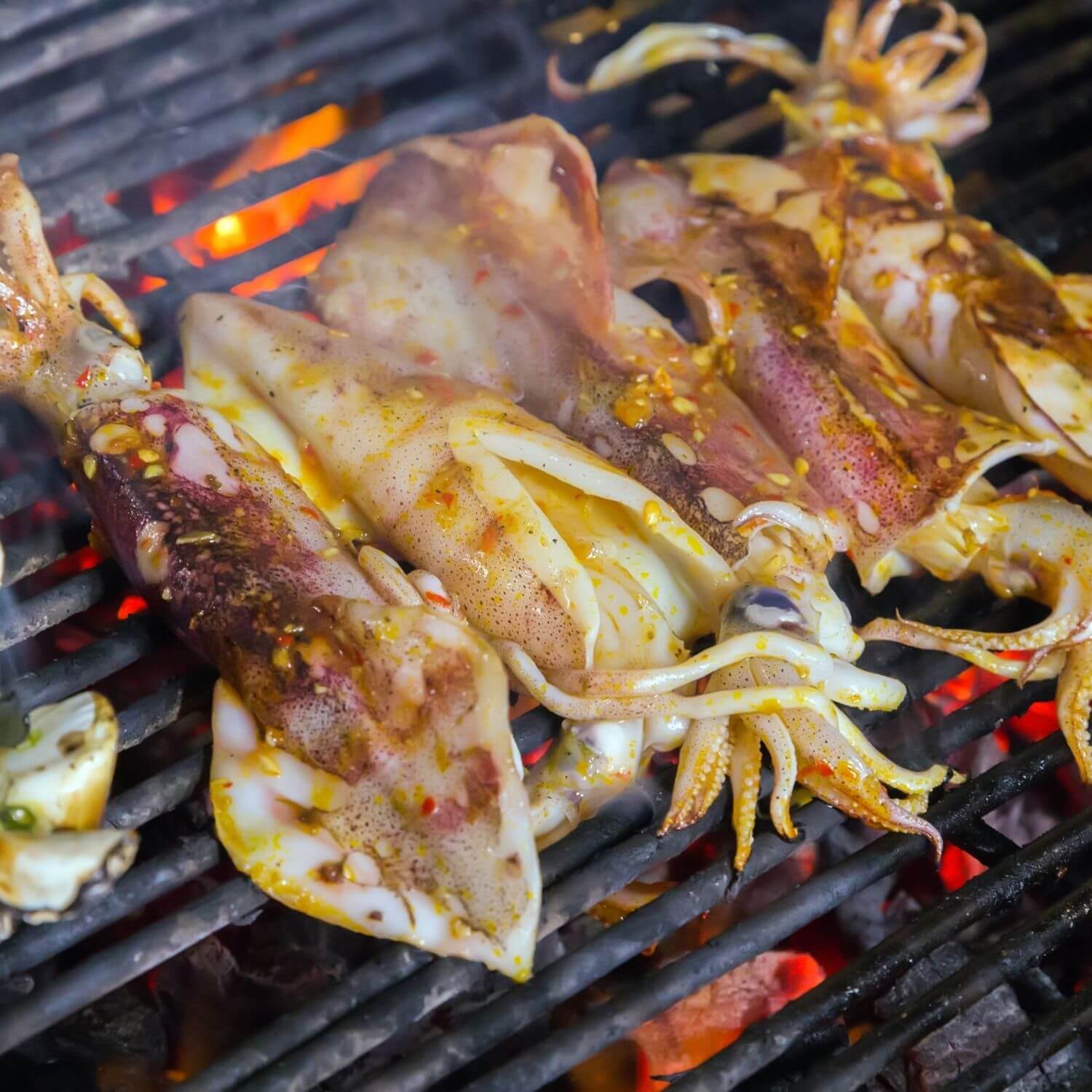 Mực nướng sa tế siêu cay