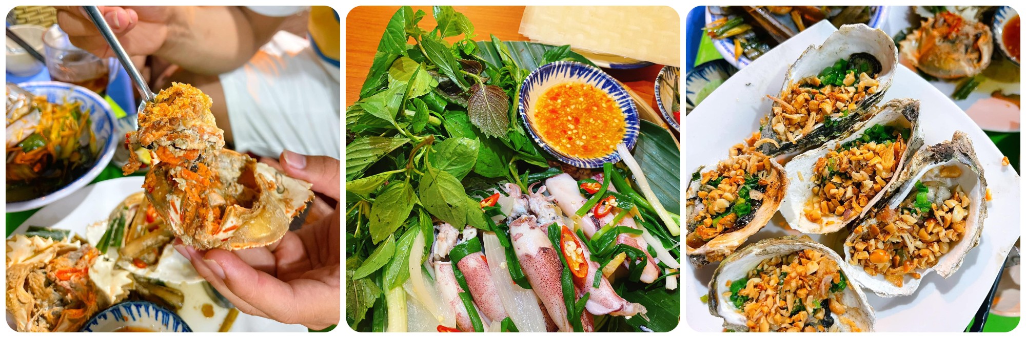 Mực hấp nóng hổi thơm ngon