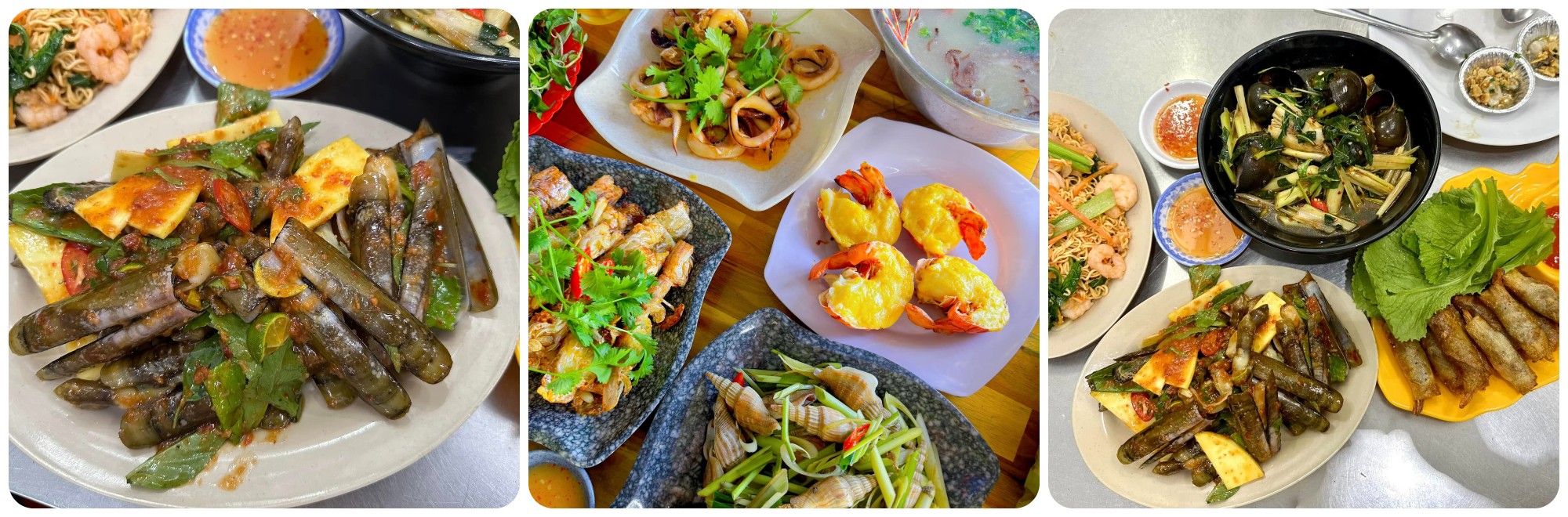 Hải sản Quy Nhơn ngon nức tiếng