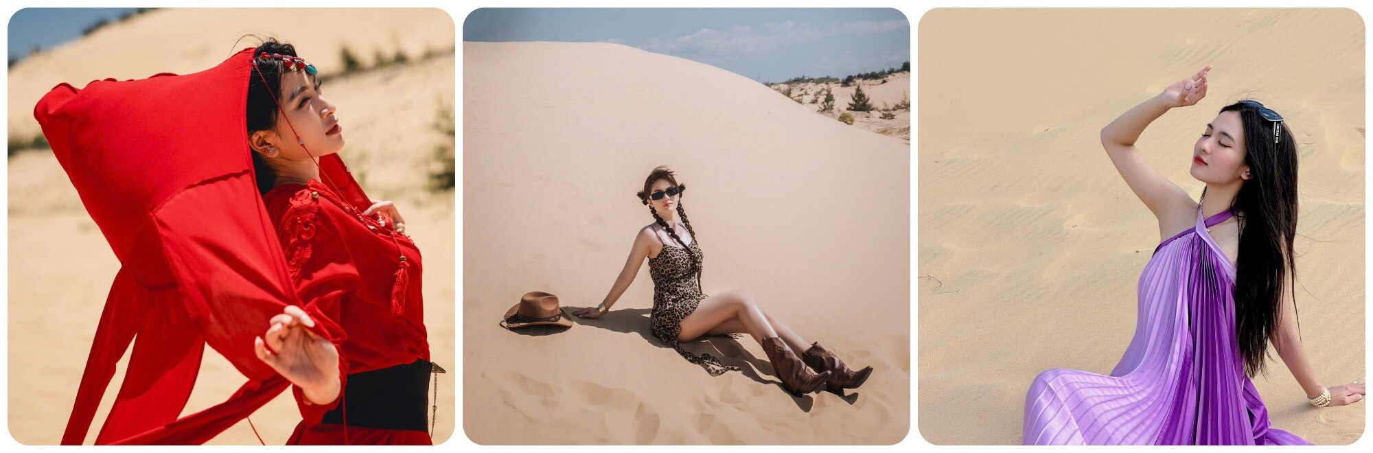 Chiêm ngưỡng vẻ đẹp của đồi cát Phương Mai 