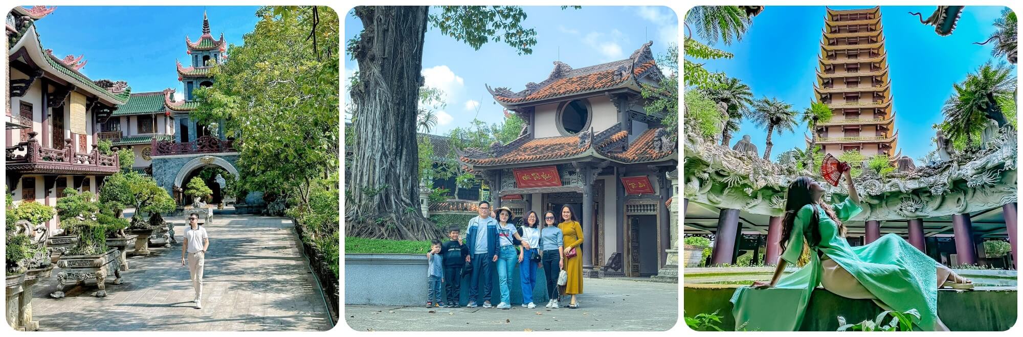 Tham quan chùa Thiên Hưng cùng gia đình