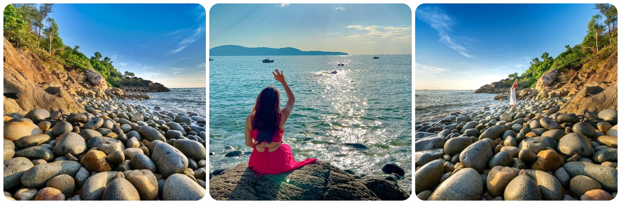 Không gian bãi tắm Hoàng Hậu 